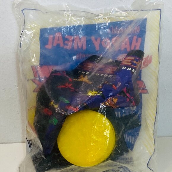 VNTG NEW McDonald’s 1992 Hot Wheels HOT SHOCK MINI STREEX In Original Packaging - Picture 2 of 3